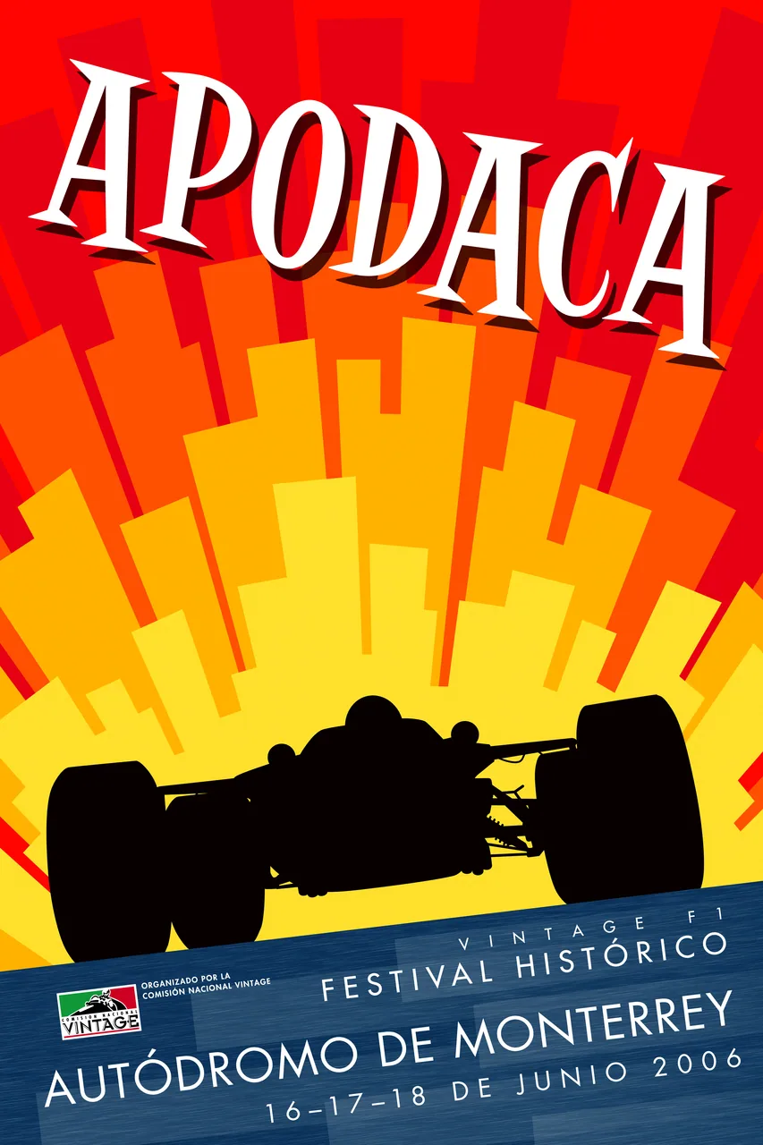 2006 Milano Formula 1 Posteri kanvas tablo