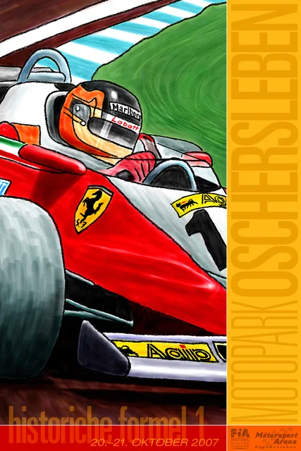 2007 Almanya Formula 1 Posteri