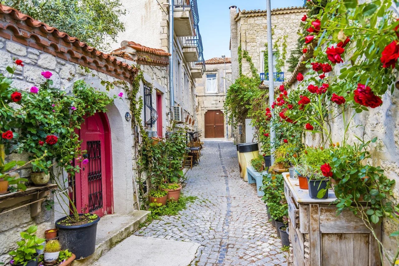 Alaçatı Çeşme kanvas tablo