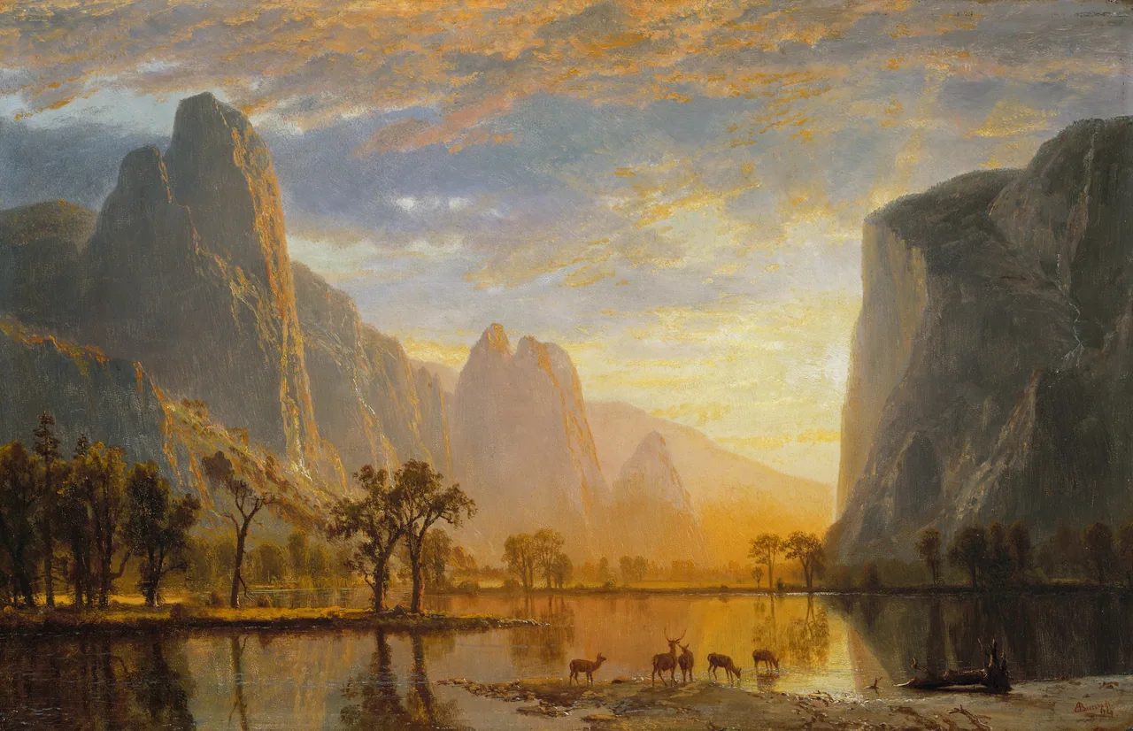 Yosemite Vadisi kanvas tablo