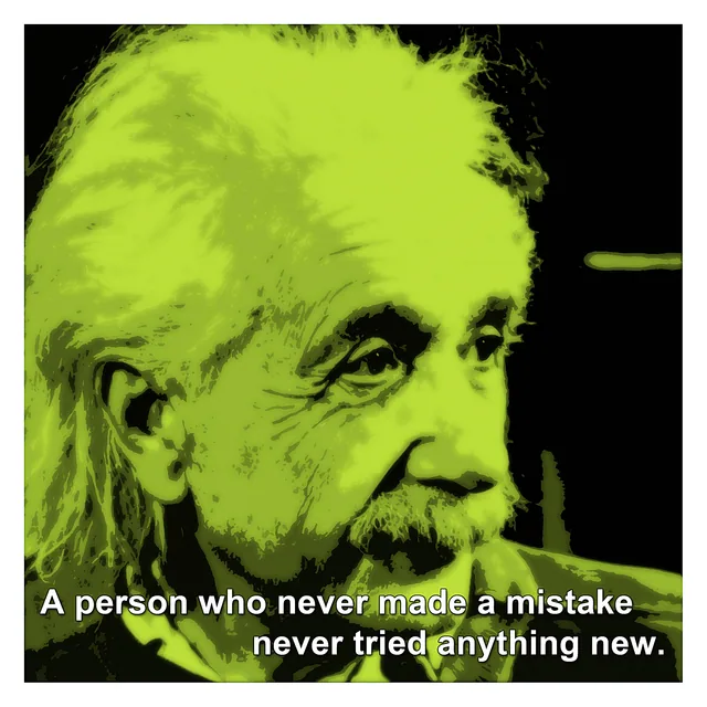 Albert Einstein - Hata