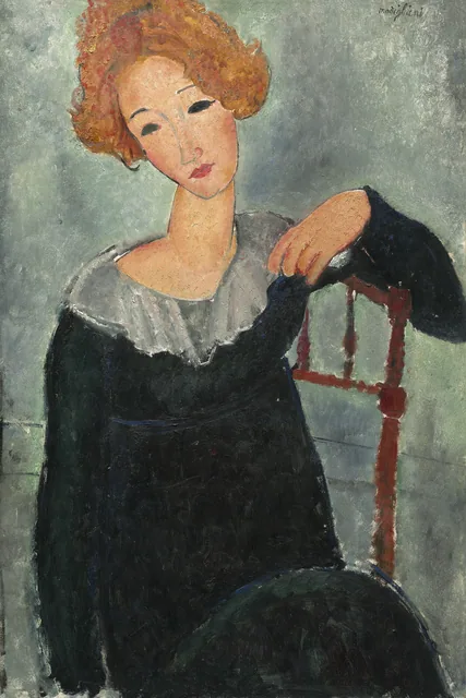 Kızıl Saçlı Kadın - Woman with Red Hair