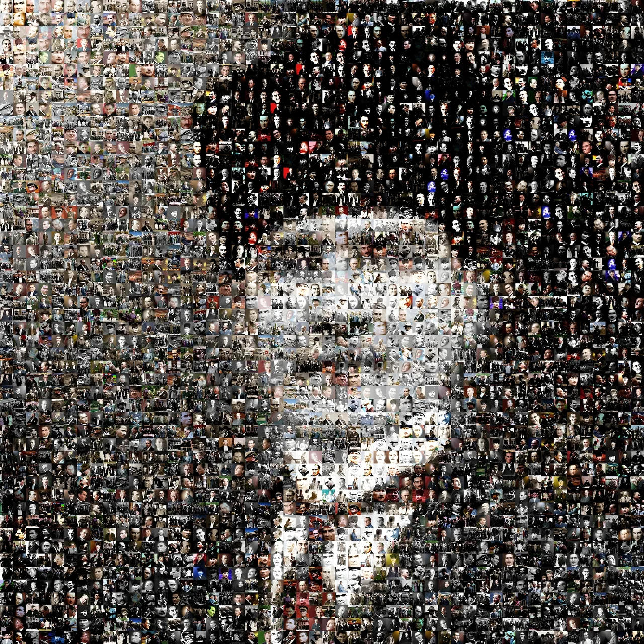 Atatürk Mozaik kanvas tablo