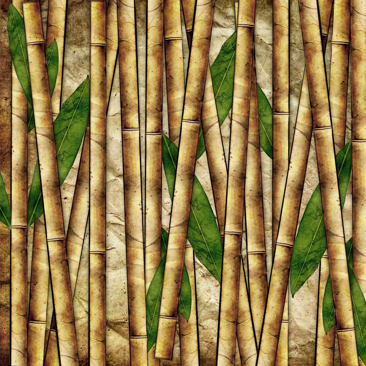 Bambu kanvas tablo