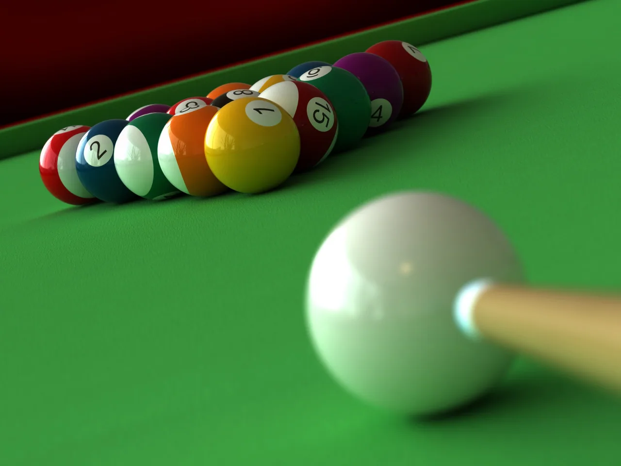 Bilardo kanvas tablo