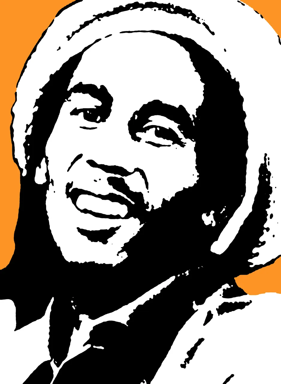Bob Marley kanvas tablo