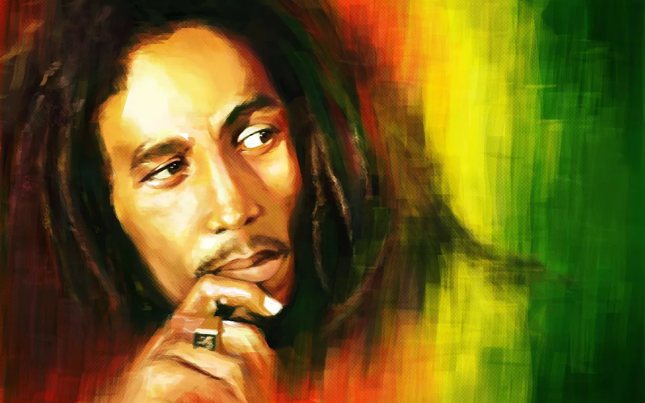 Bob Marley kanvas tablo