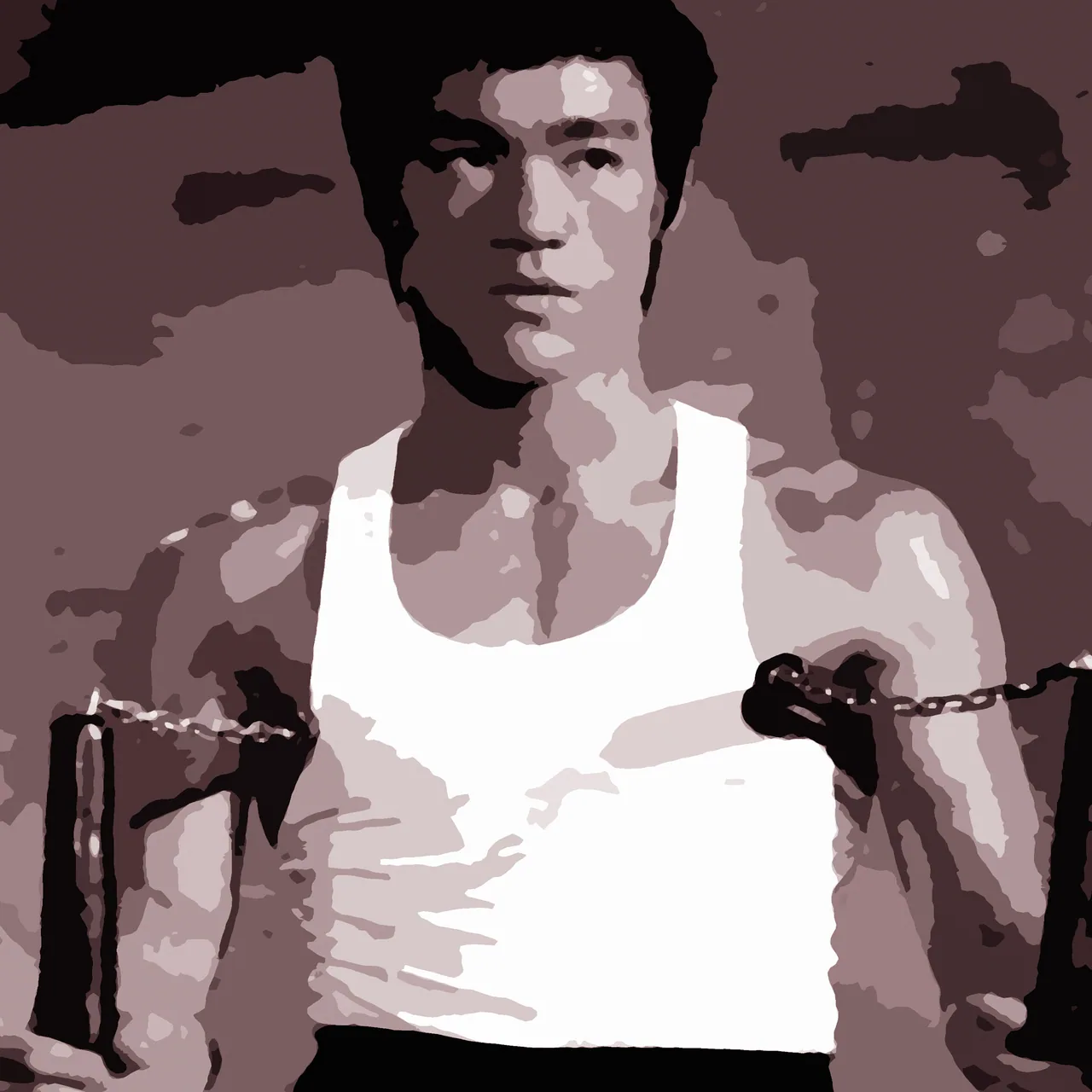 Bruce Lee kanvas tablo