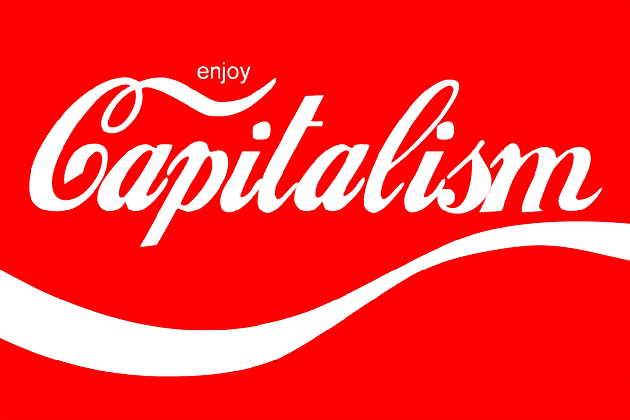 Capitalism kanvas tablo