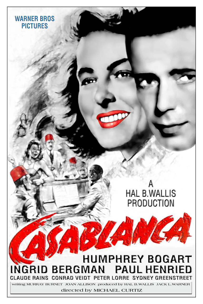 Casablanca kanvas tablo