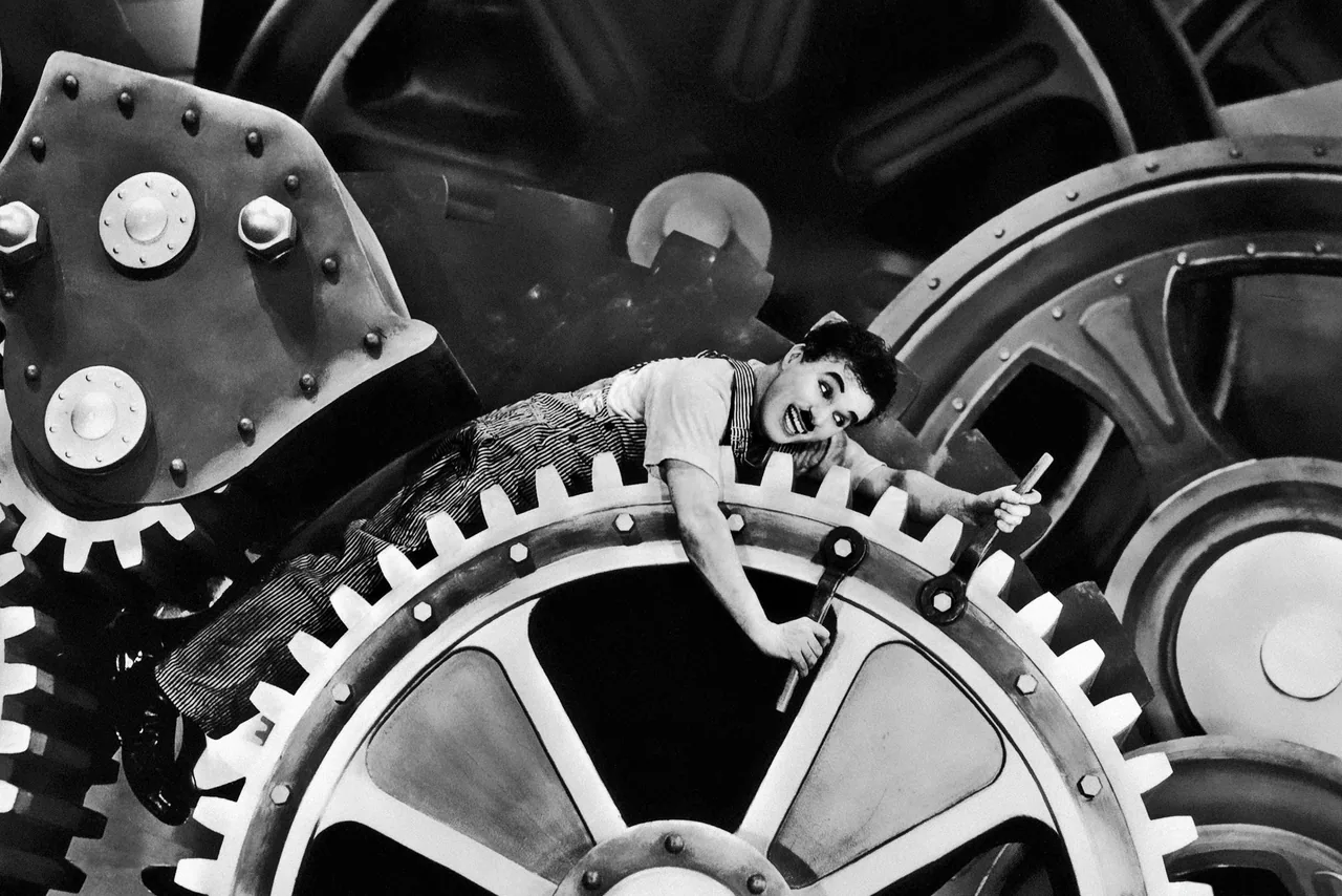 Charlie Chaplin kanvas tablo