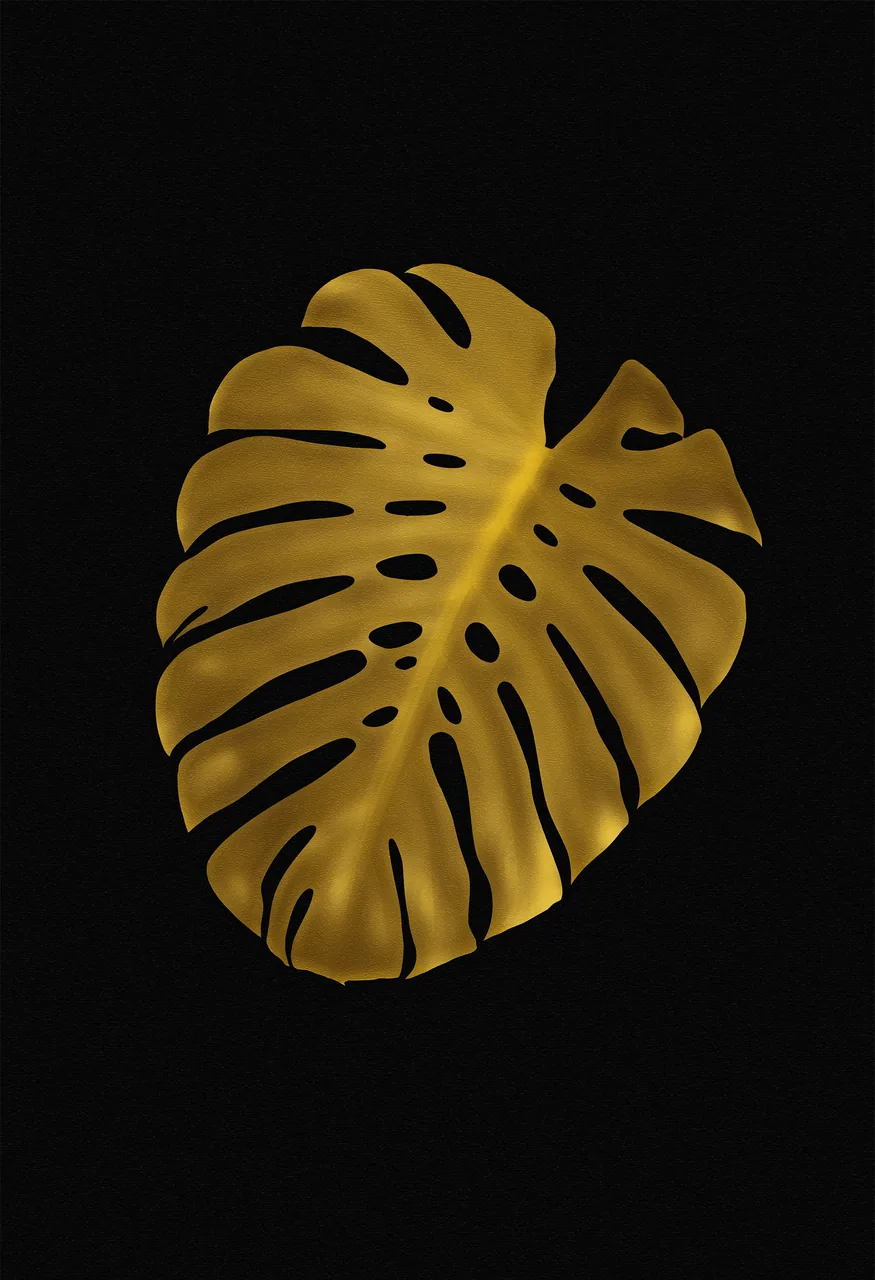 Monstera kanvas tablo