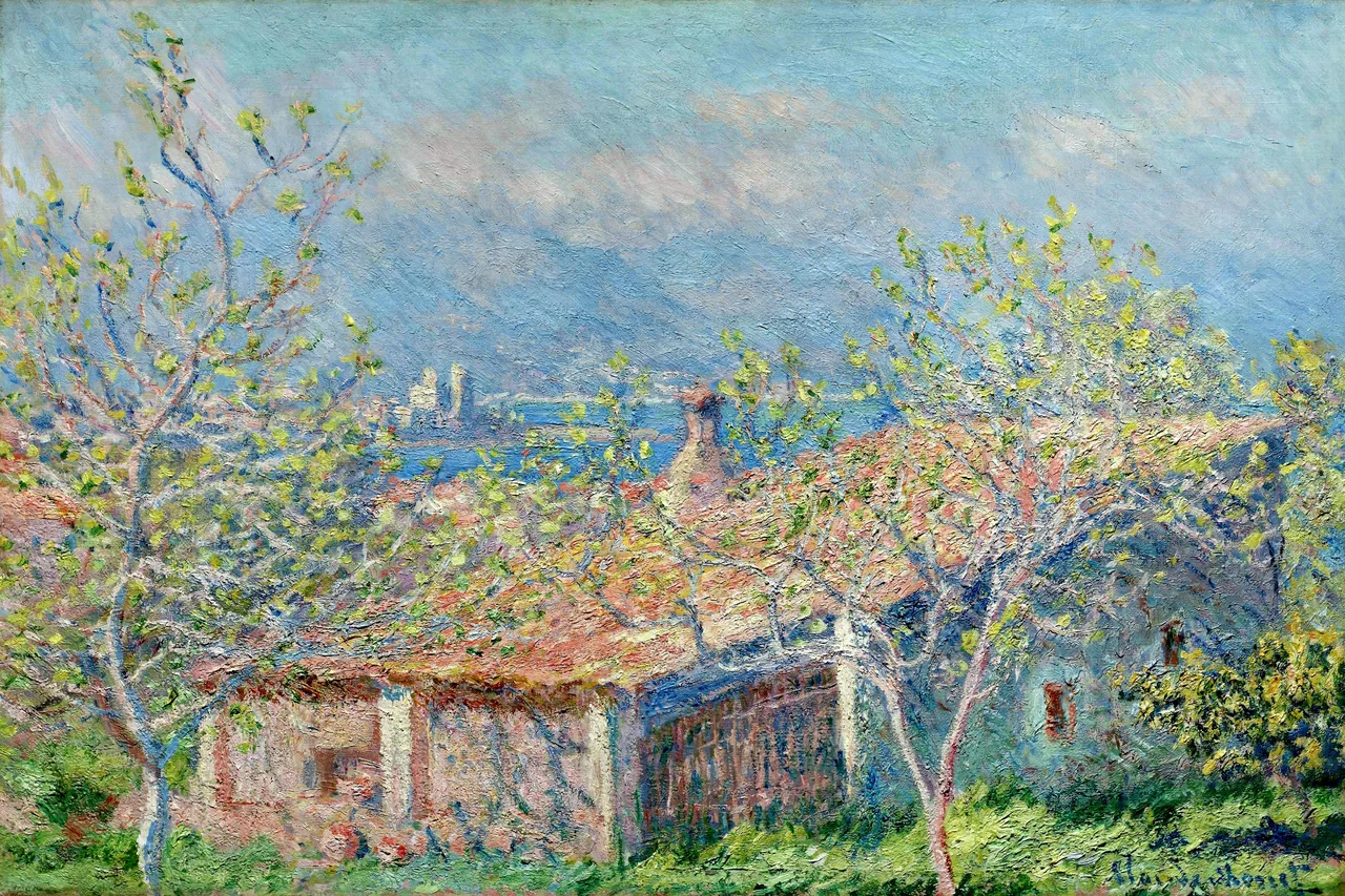Antibes'te Bahçıvanın Evi kanvas tablo