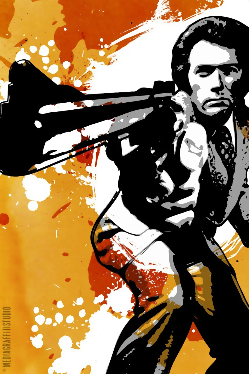 Clint Eastwood kanvas tablo