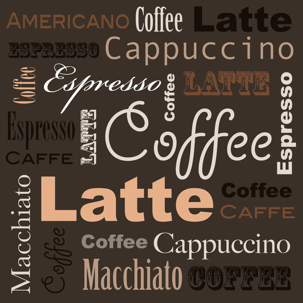 Coffee kanvas tablo