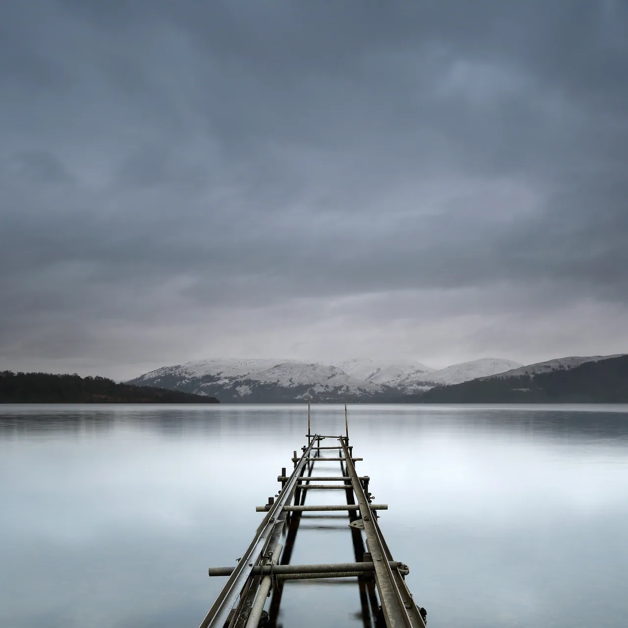 Loch Lomond Kıyıları kanvas tablo