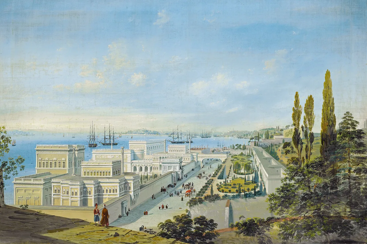 Çırağan kanvas tablo