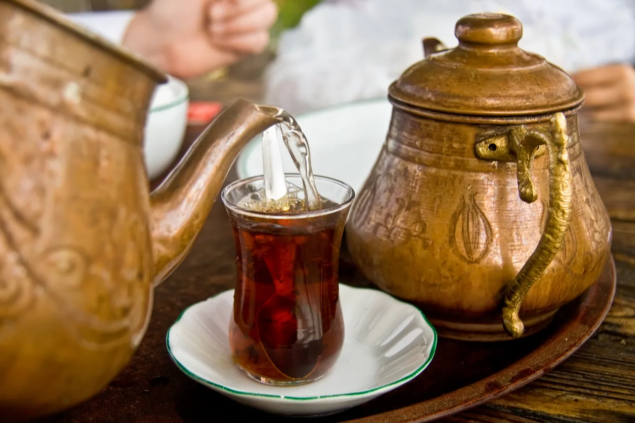 Geleneksel Türk Çayı kanvas tablo