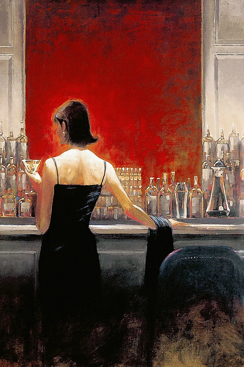 Akşam Salonu kanvas tablo