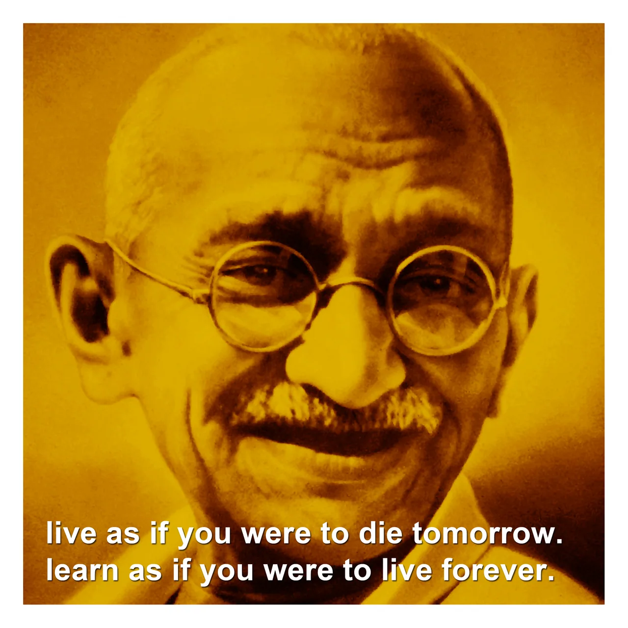 Gandhi kanvas tablo