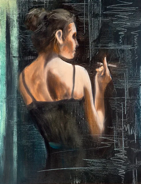 Sigaralı Kız - Girl with Cigarette