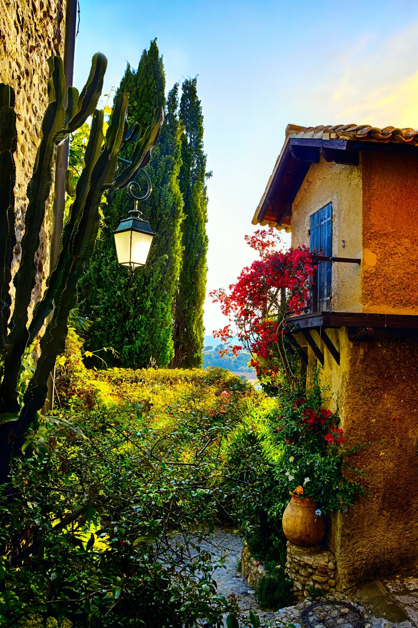 Güzel Provence Evleri kanvas tablo
