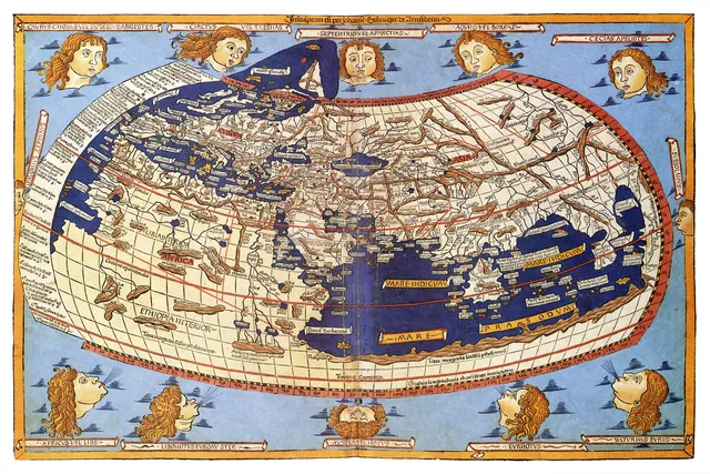 Batlamyus Dünya Haritası 1482