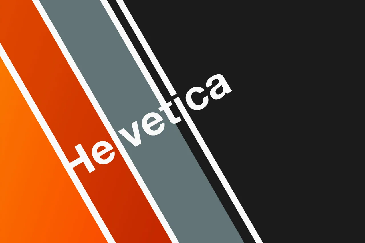Helvetica kanvas tablo