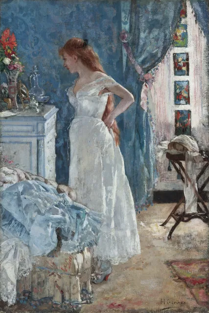 Süslenen Fransız Kadın - French la Toilette