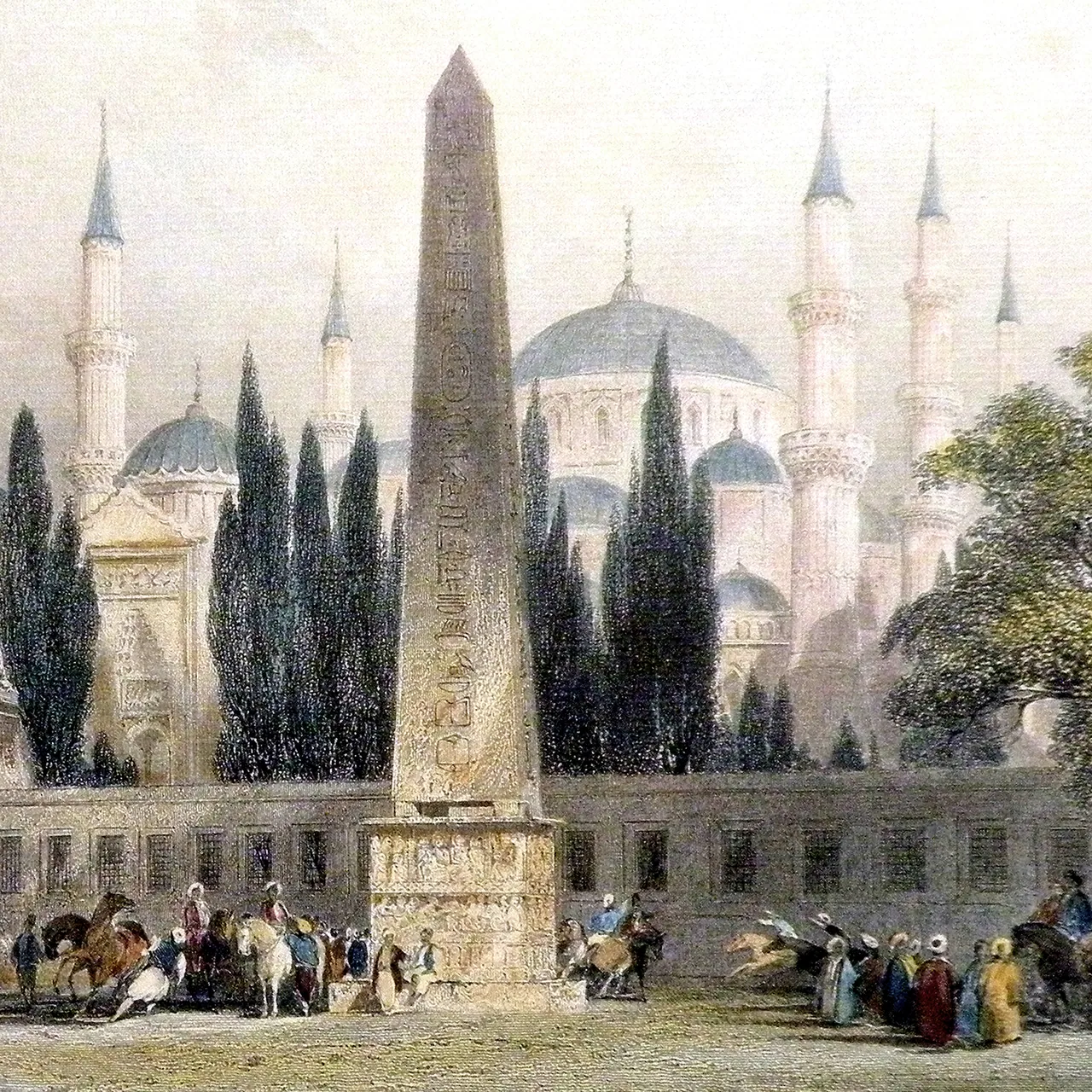 İstanbul Gravürü kanvas tablo