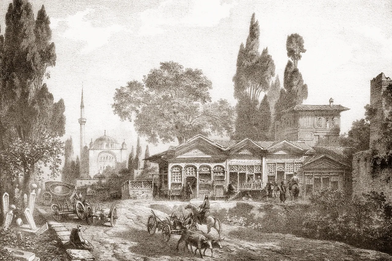 İstanbul Gravürü kanvas tablo