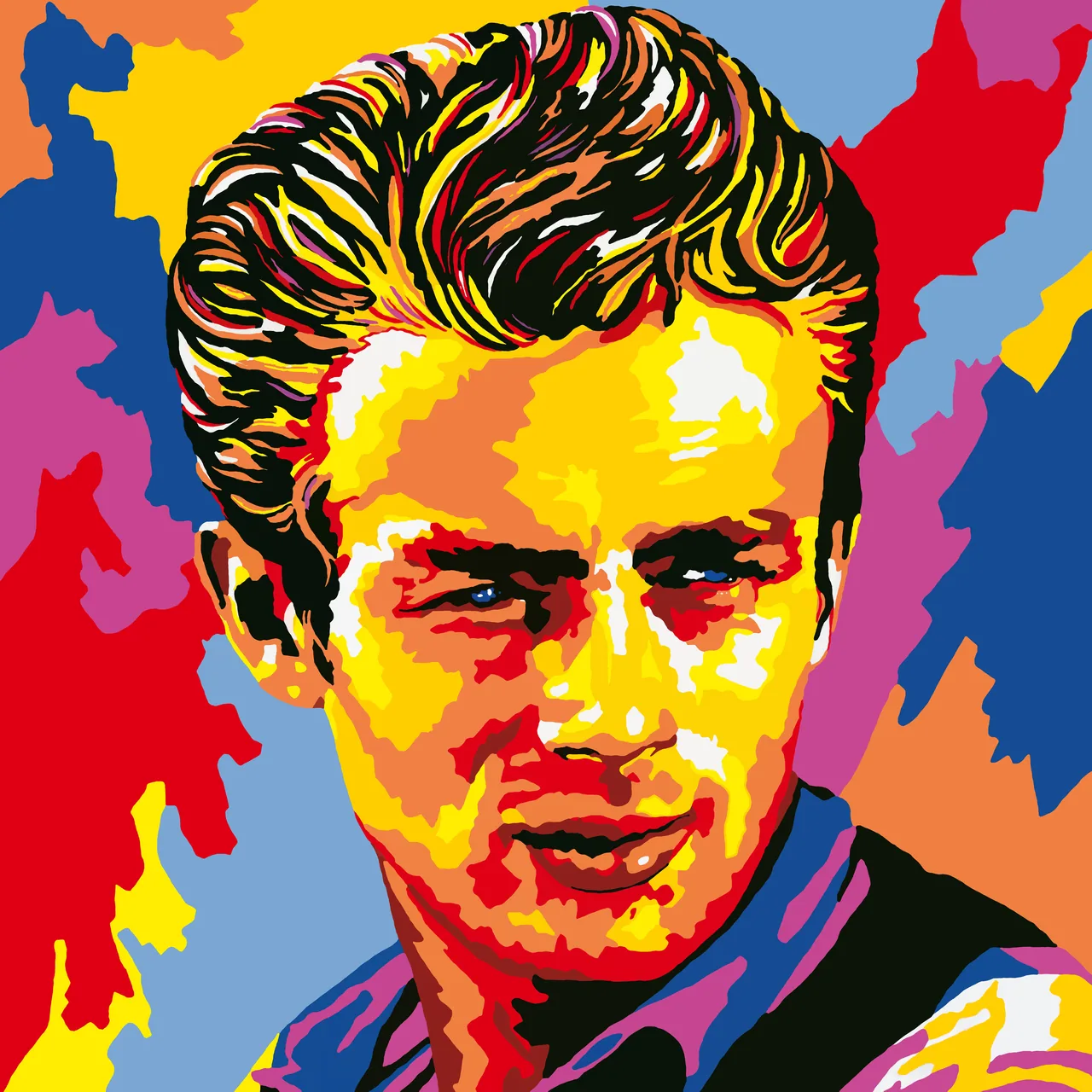 James Dean kanvas tablo