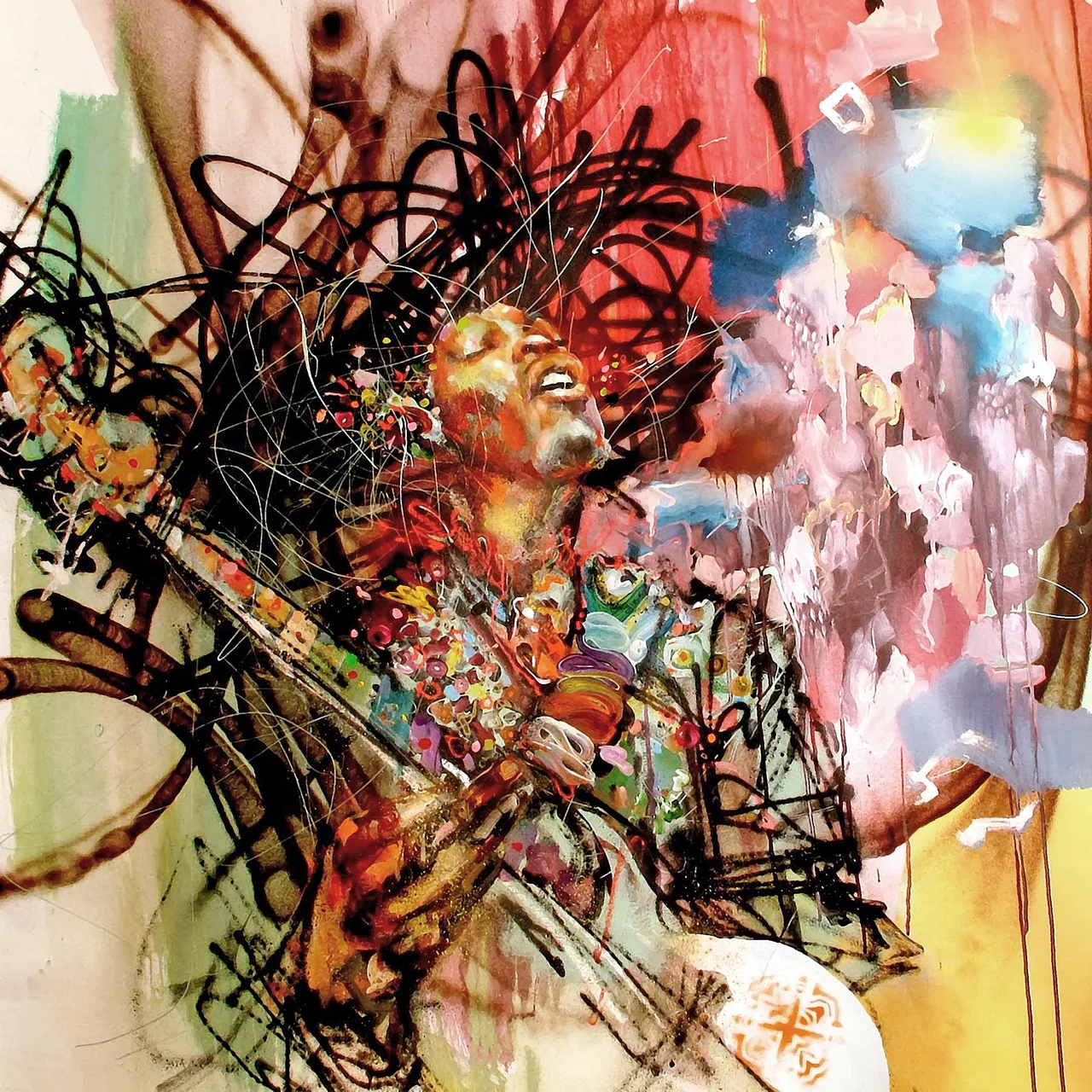 Jimi Hendrix kanvas tablo