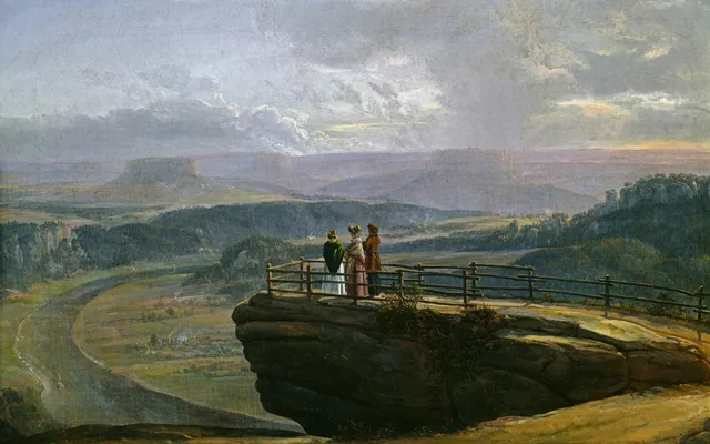 Bastei'den Manzara - View from Bastei