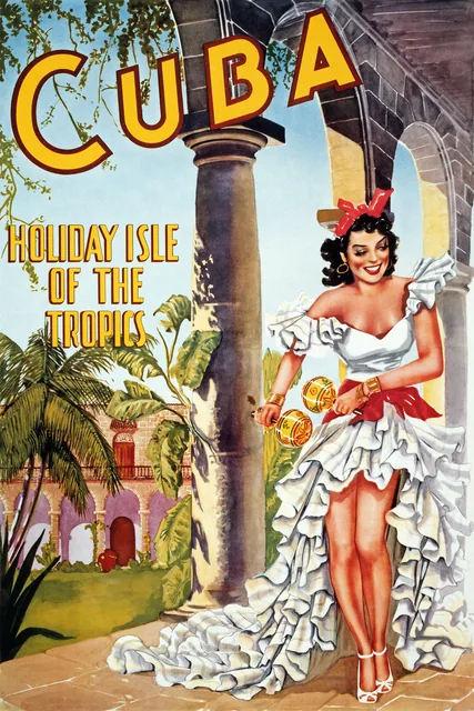 Küba Vintage Posteri