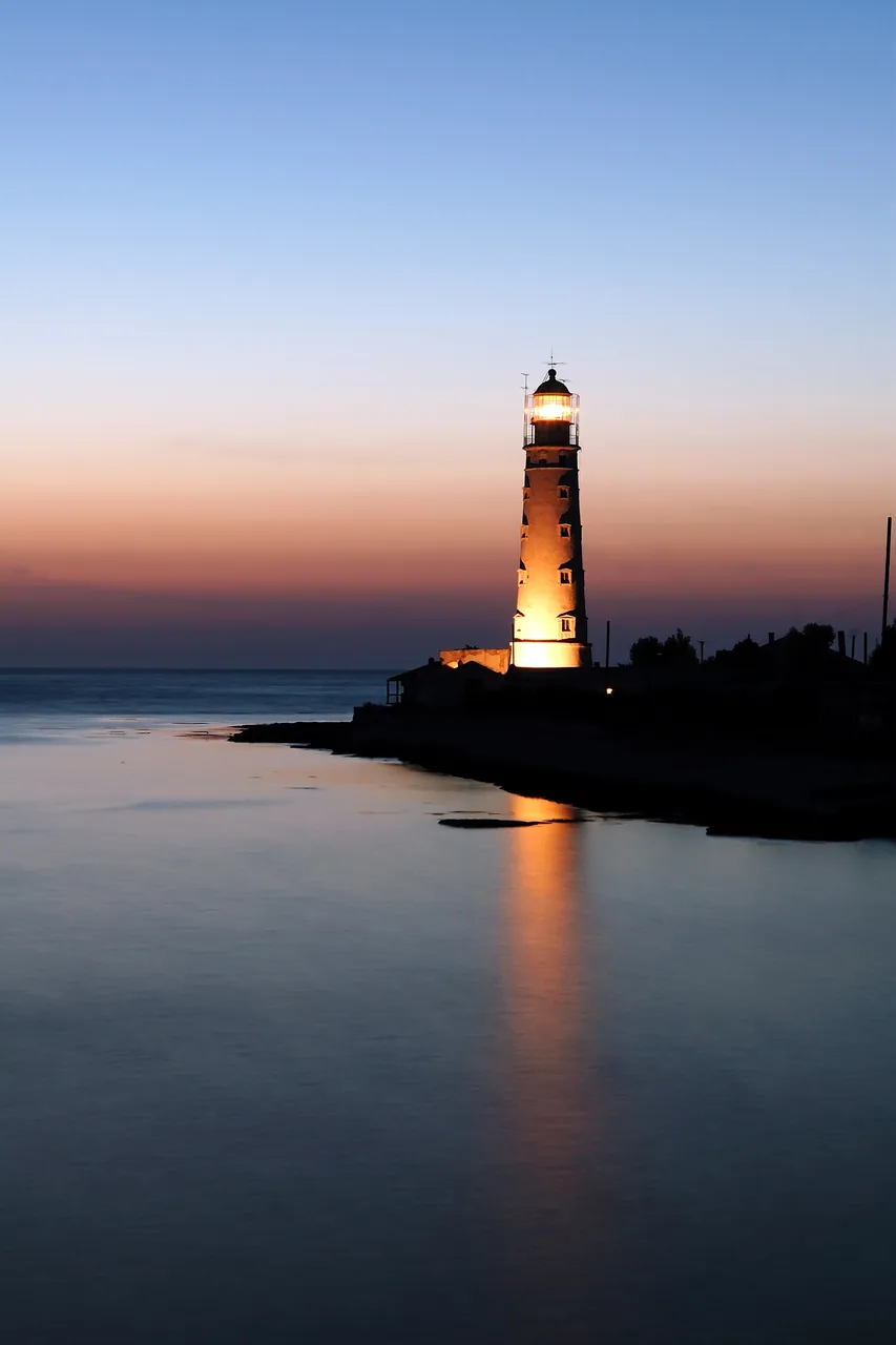 Deniz Feneri kanvas tablo