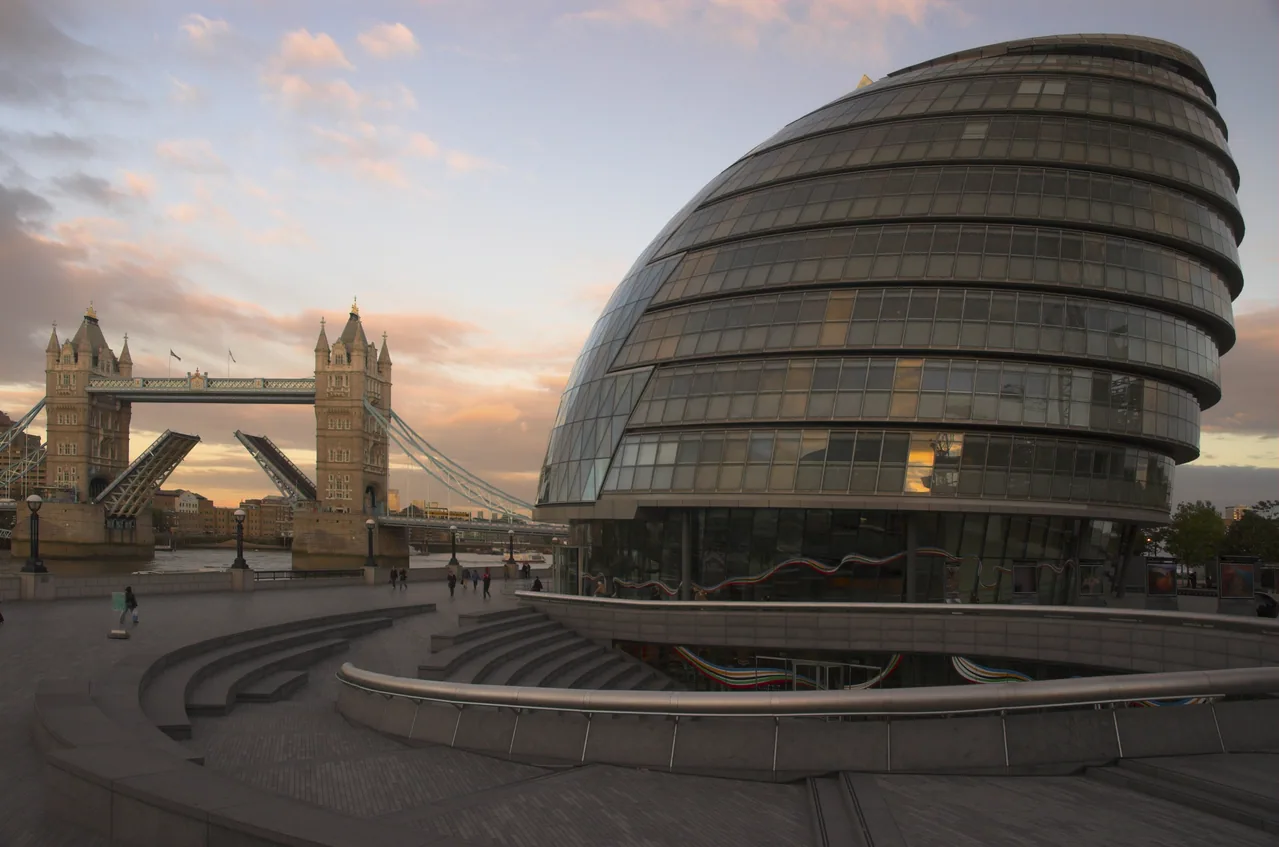 Londra Belediye Binası kanvas tablo