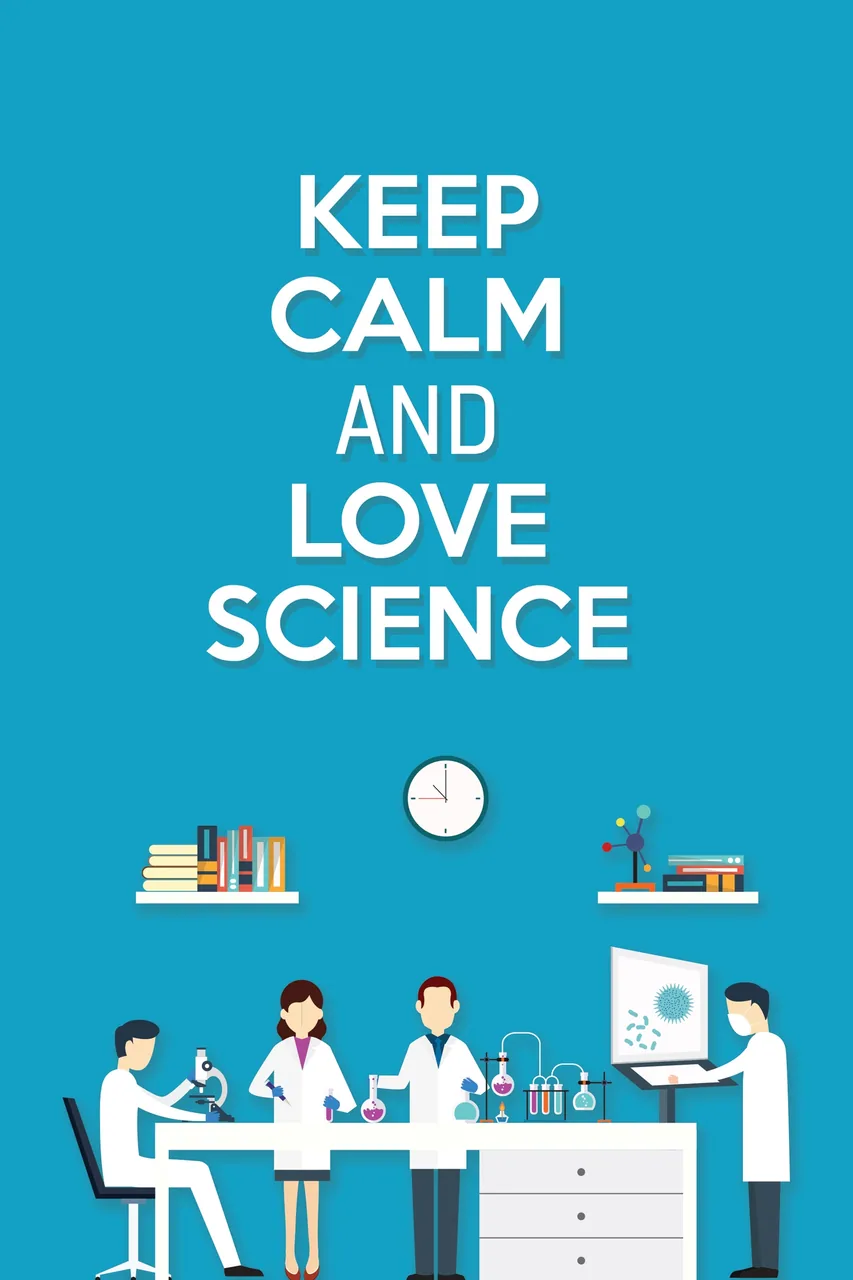 Love Science kanvas tablo
