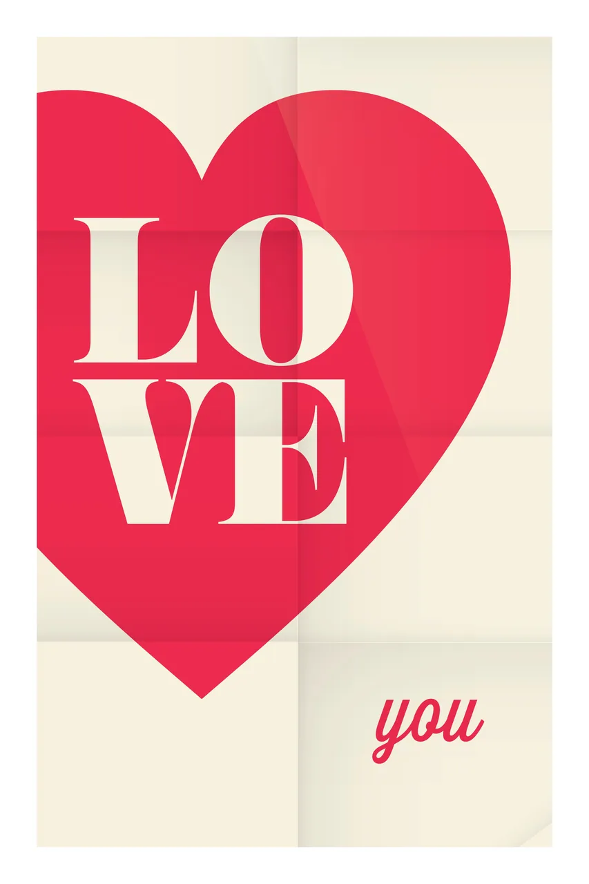 Love You kanvas tablo