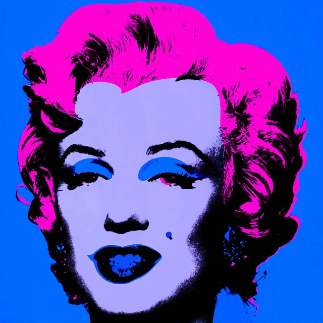 Mavi Marilyn - Marilyn in Blue