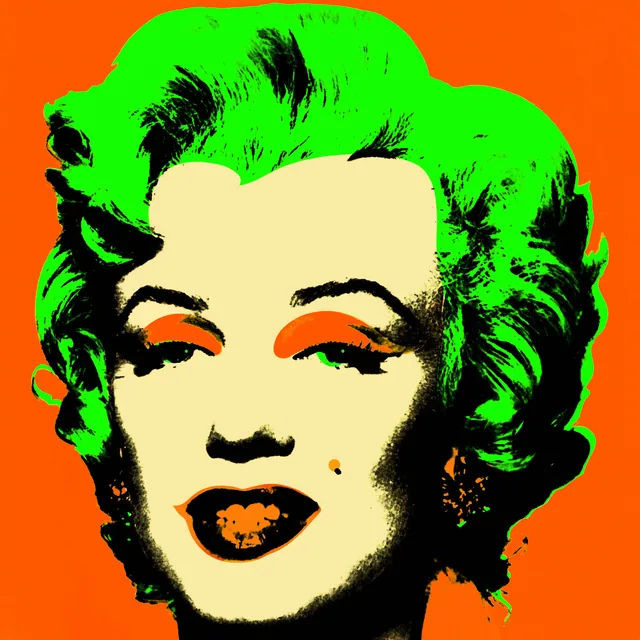 Turuncu Marilyn - Marilyn in Orange