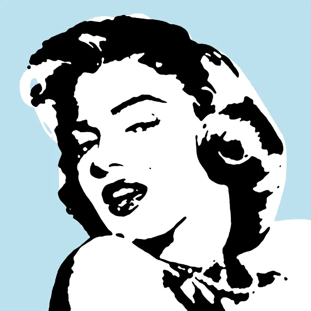 Marilyn Monroe - Mavi