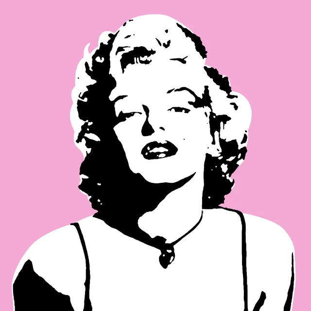 Marilyn Monroe - Pembe
