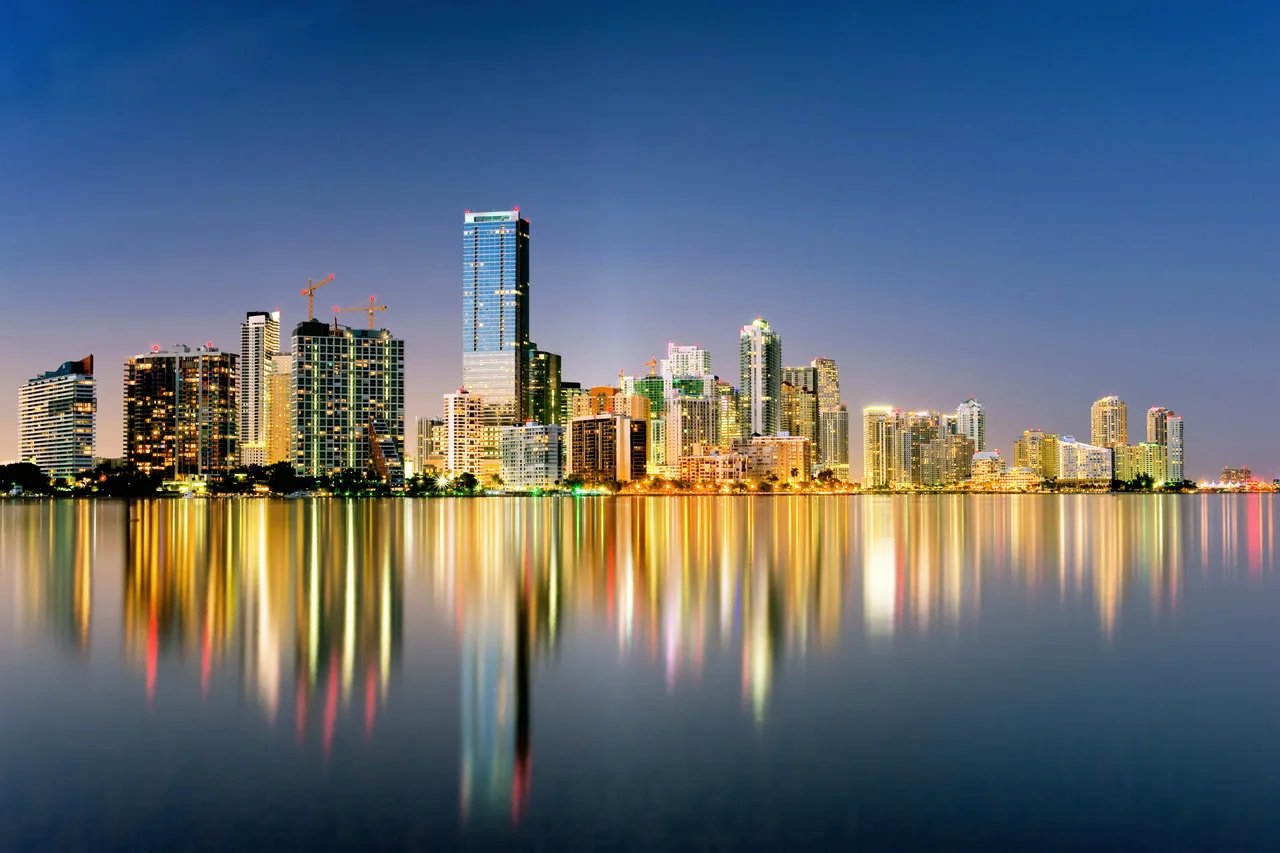 Miami Florida kanvas tablo