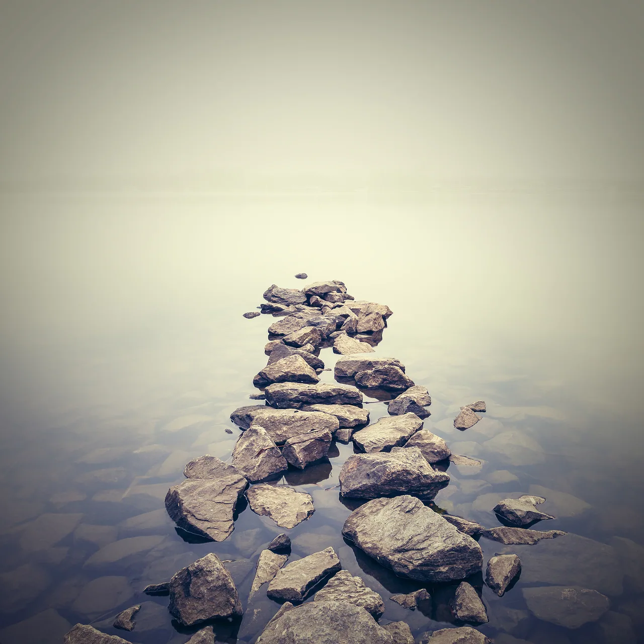 Minimalist Manzara kanvas tablo