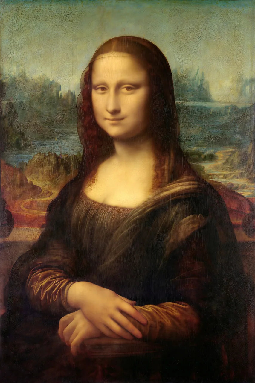 Mona Lisa kanvas tablo