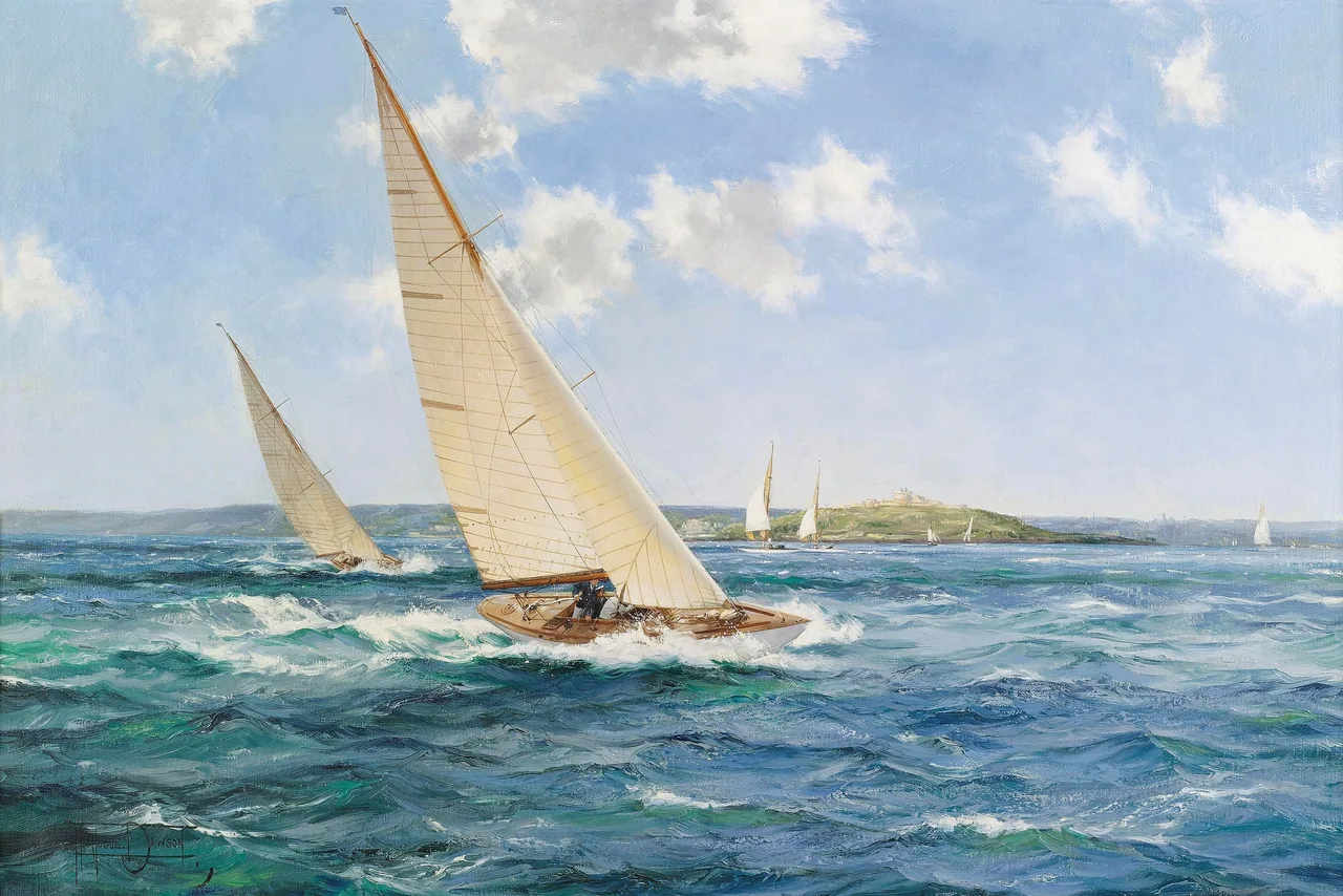 Yelken kanvas tablo
