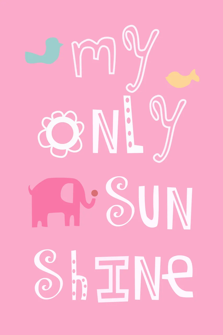 My Only Sunshine kanvas tablo