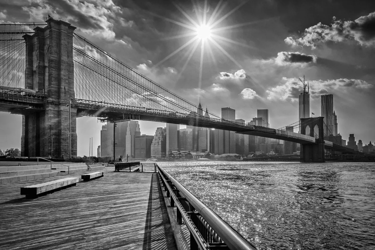 Brooklyn Köprüsü kanvas tablo