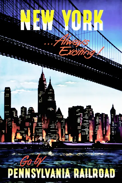 New York Seyahat Afişi